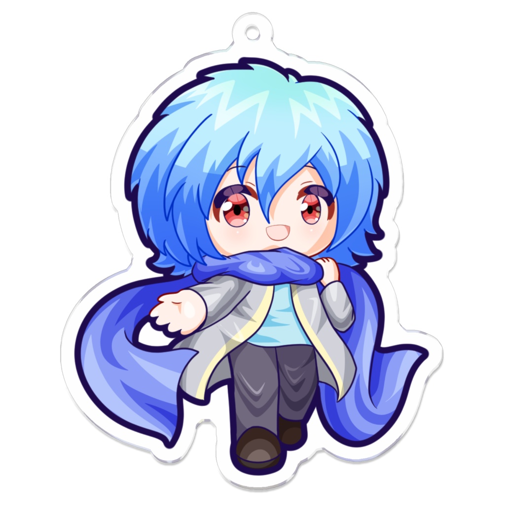 誕生日記念キーホルダー 70mm×70mm