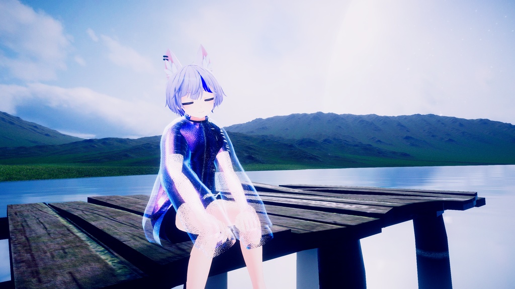 【VRC想定】夏水着「RadDoll&ハオラン&しなの」