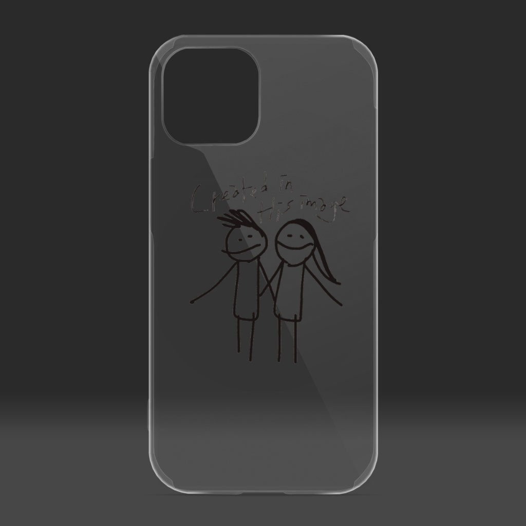 こつばやしひとみ クリアiPhoneケース