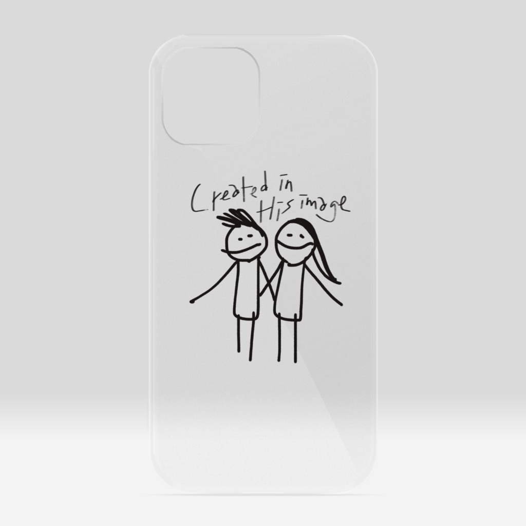 こつばやしひとみ　クリアiPhoneケース