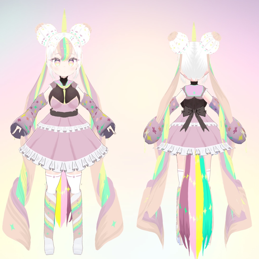 【VRMオリジナルアバター】yaiyaia_Unicornavata1【初心者おすすめ】 - ココリンの創作ショップ - 2/4