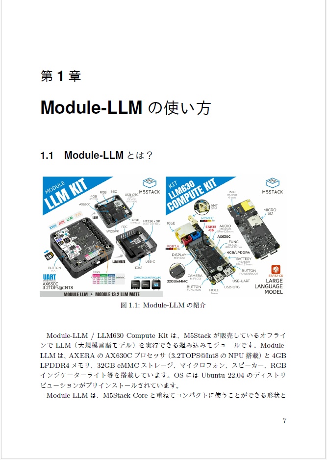 Module-LLM MAniaX Ⅱ【電子書籍版】