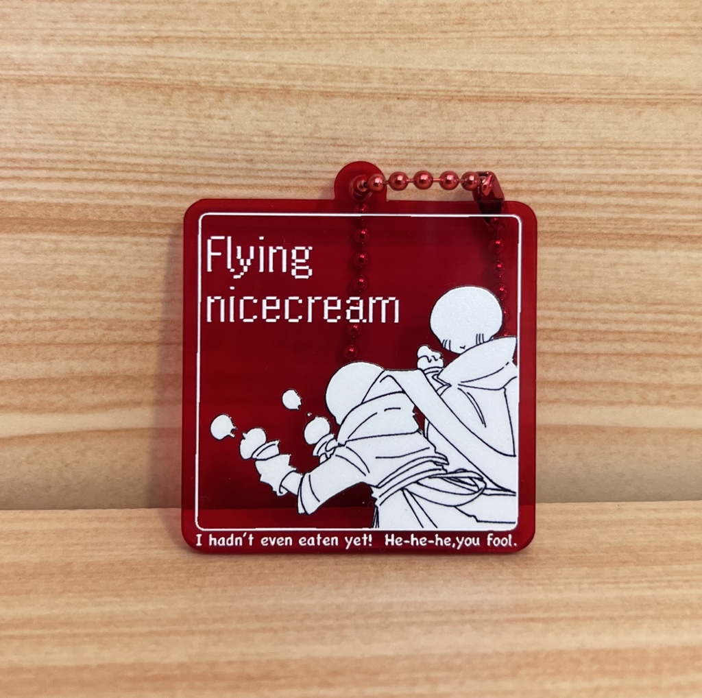 ERROR&INKキーホルダー(赤)