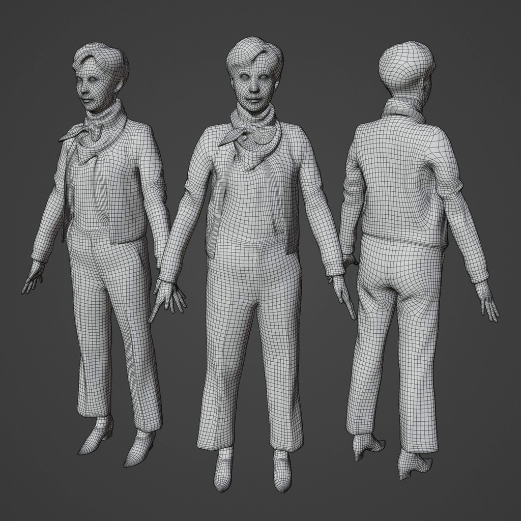 VRMリアル3Dアバター【VRChat/Cluster】 195_Uta