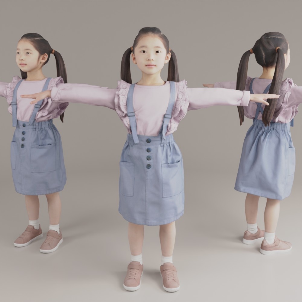 VRMリアル女の子3Dアバター【VRChat/Cluster】 238_Momo