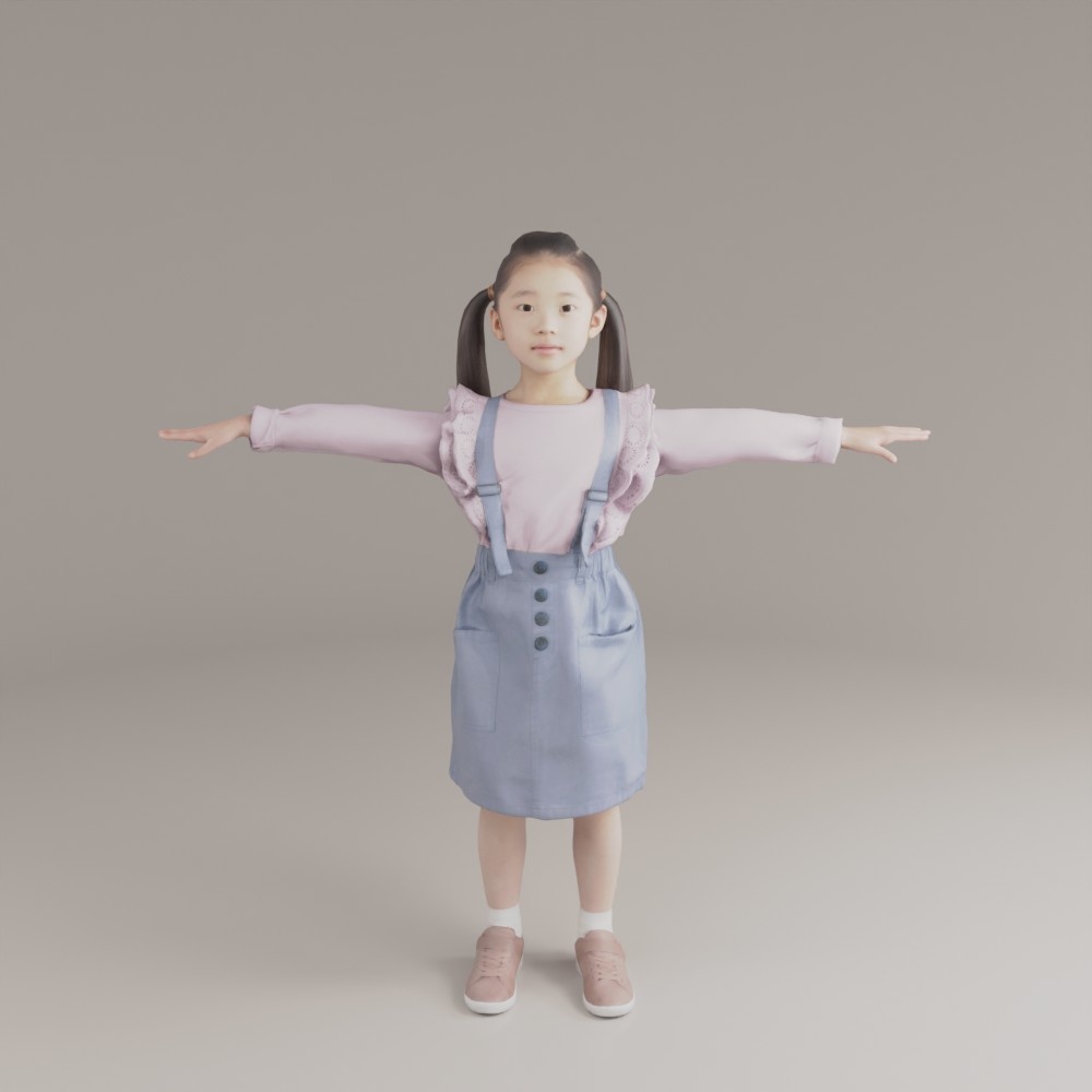 VRMリアル女の子3Dアバター【VRChat/Cluster】 238_Momo