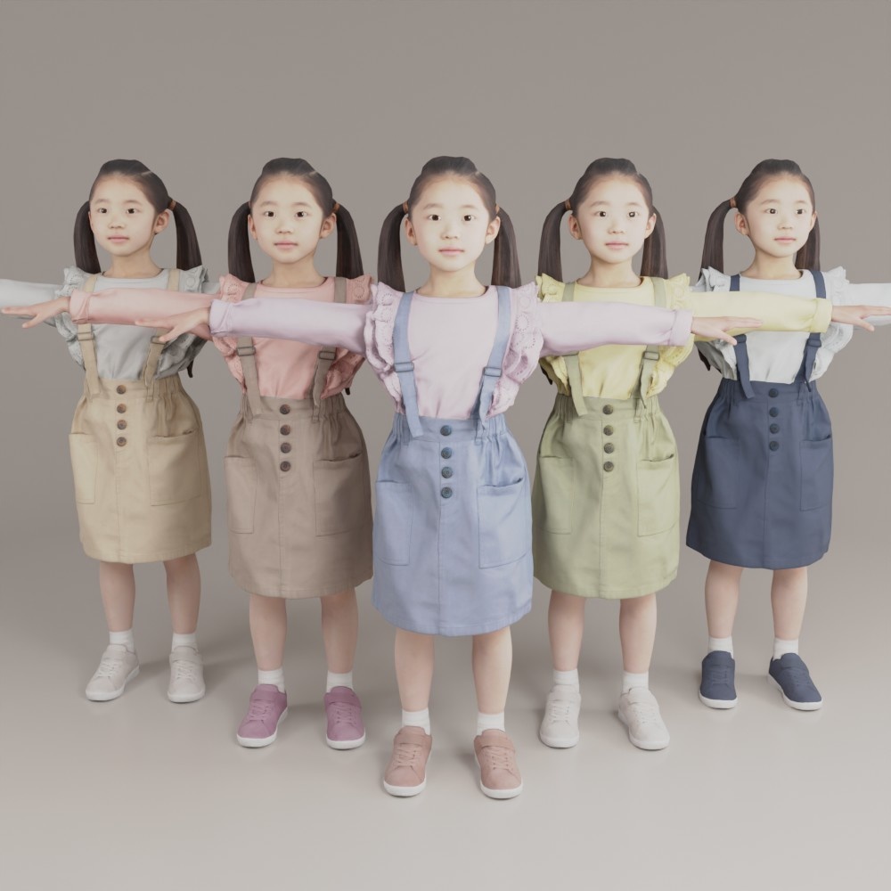 VRMリアル女の子3Dアバター【VRChat/Cluster】 238_Momo