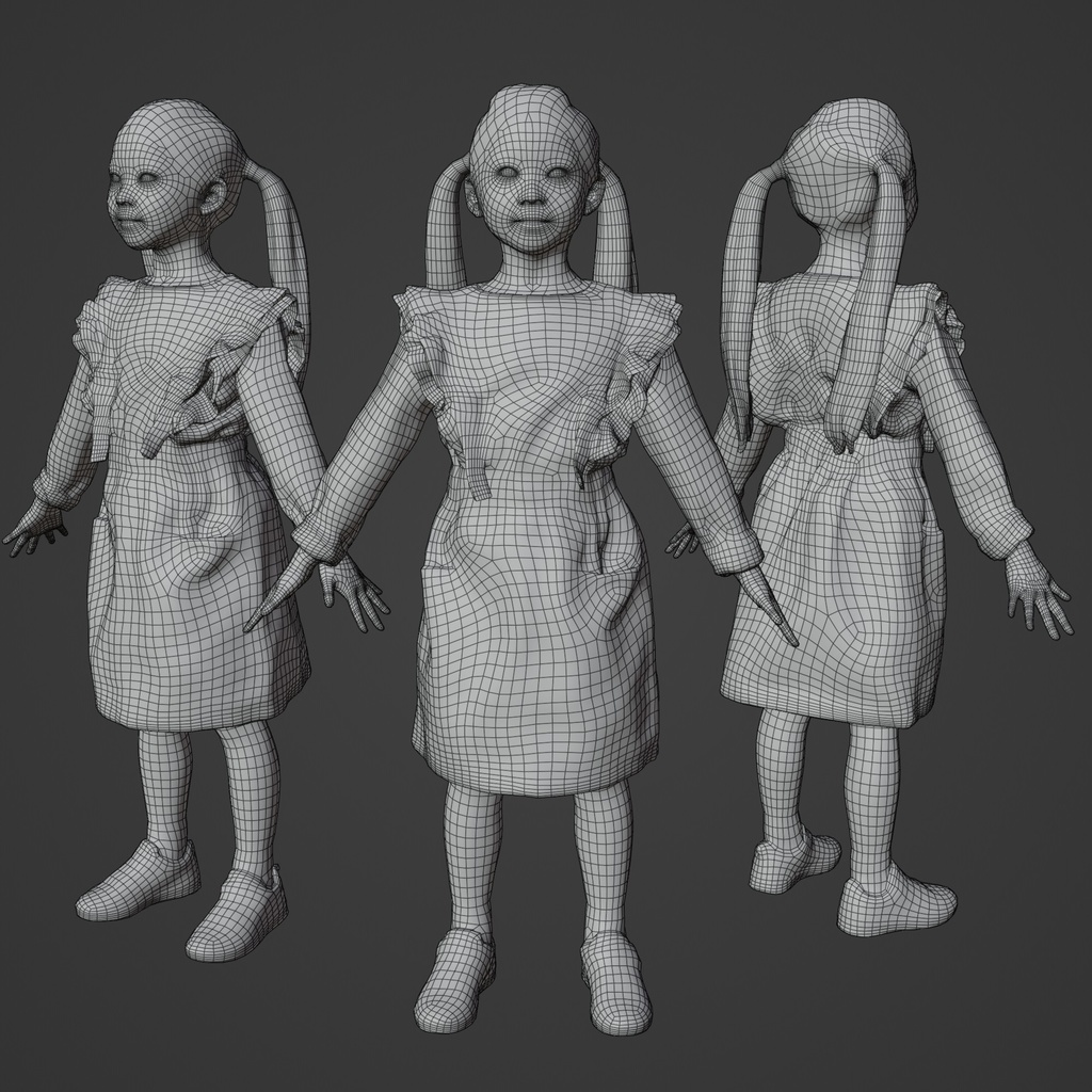 VRMリアル女の子3Dアバター【VRChat/Cluster】 238_Momo