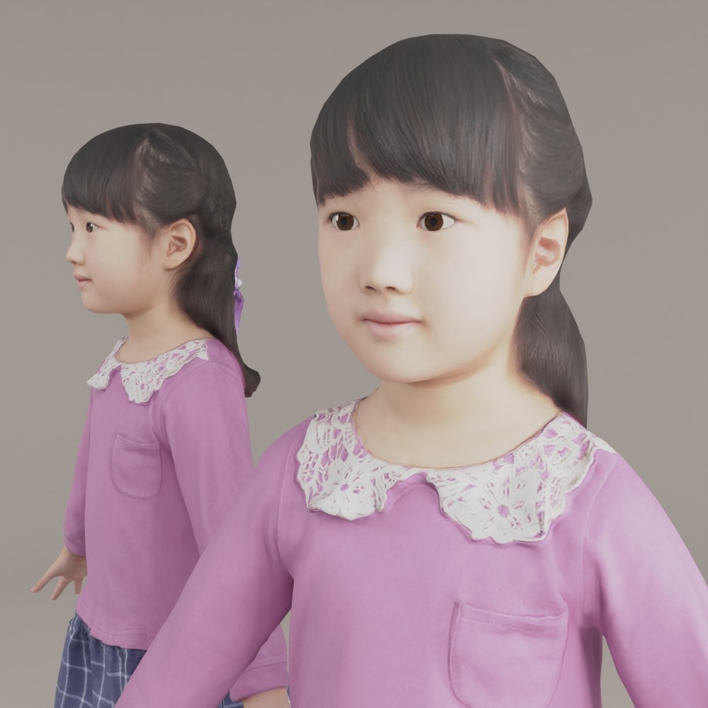 VRMリアル女の子3Dアバター【VRChat/Cluster】 241_Emi