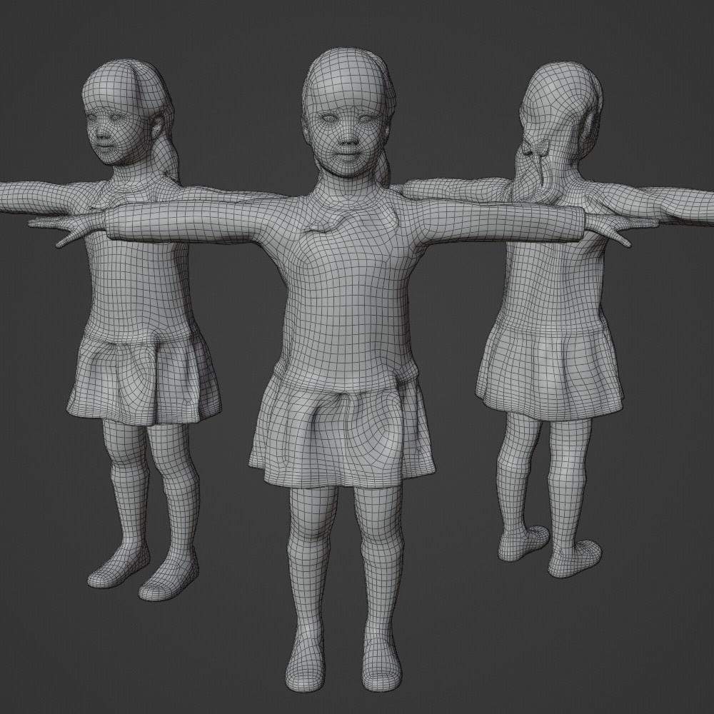 VRMリアル女の子3Dアバター【VRChat/Cluster】 241_Emi