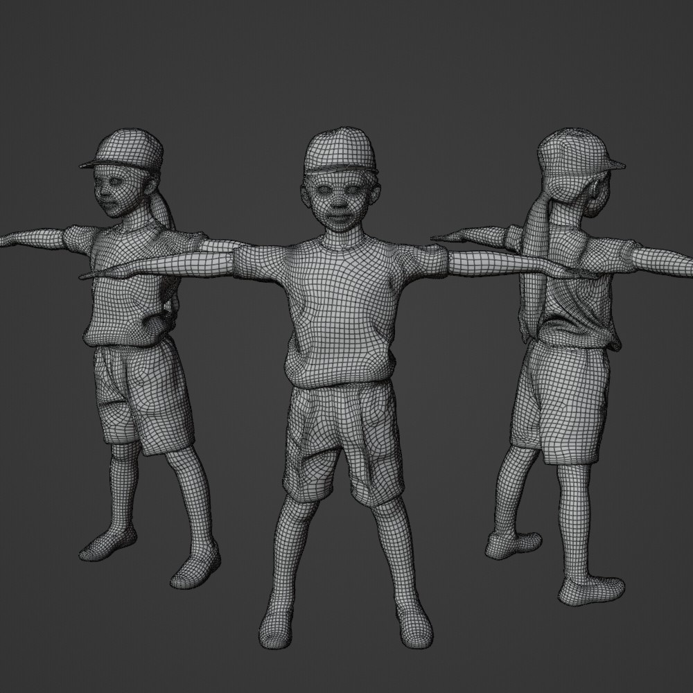 VRMリアル体操服の女の子3Dアバター【VRChat/Cluster】 233_Momo