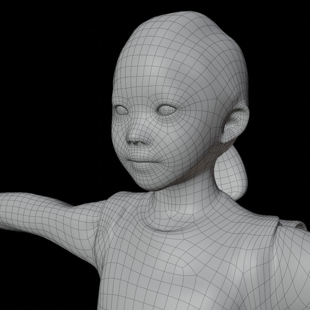 VRMランドセル小学生女子3Dアバター【VRChat/Cluster】231_Momo