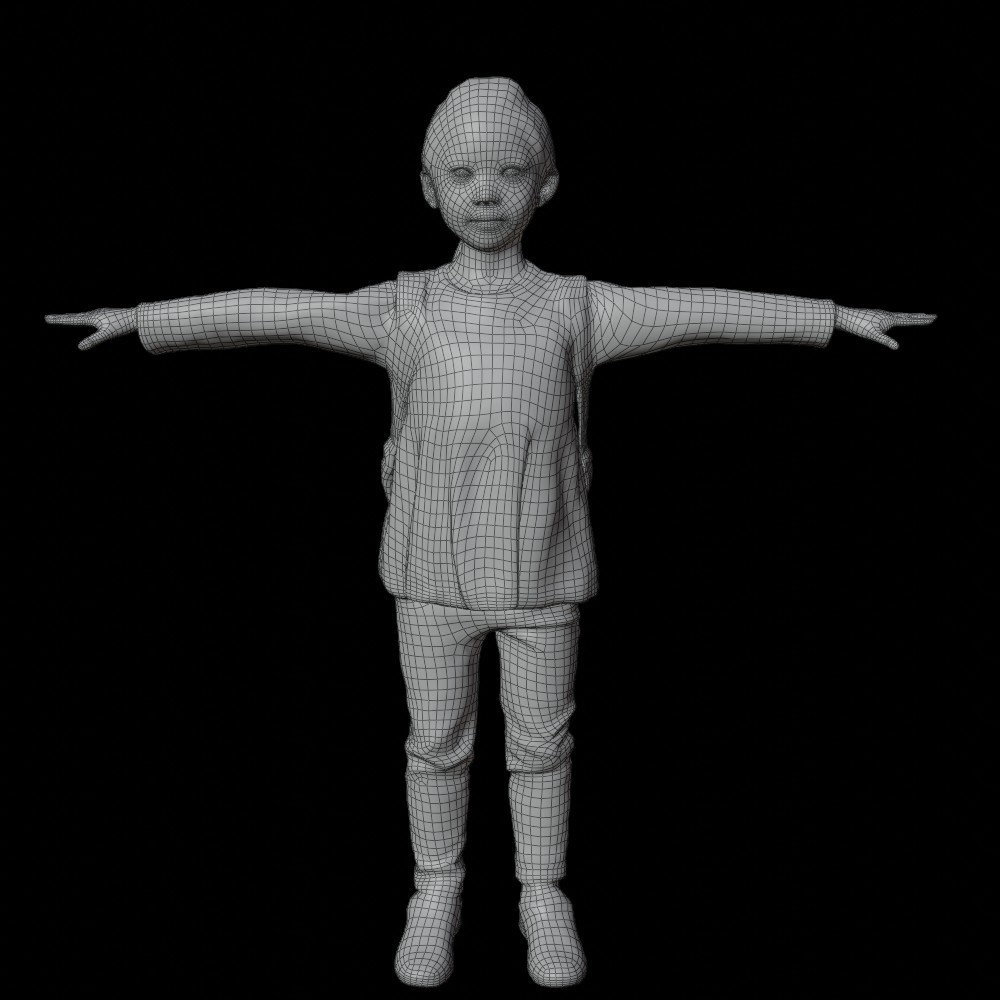 VRMランドセル小学生女子3Dアバター【VRChat/Cluster】231_Momo