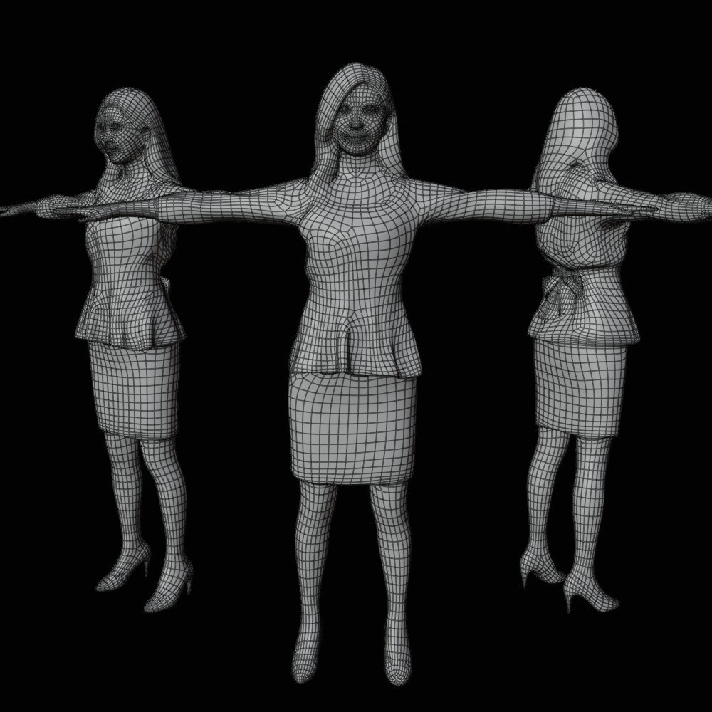 VRM女性3Dリアルアバター【VRChat/Cluster】060_Mao