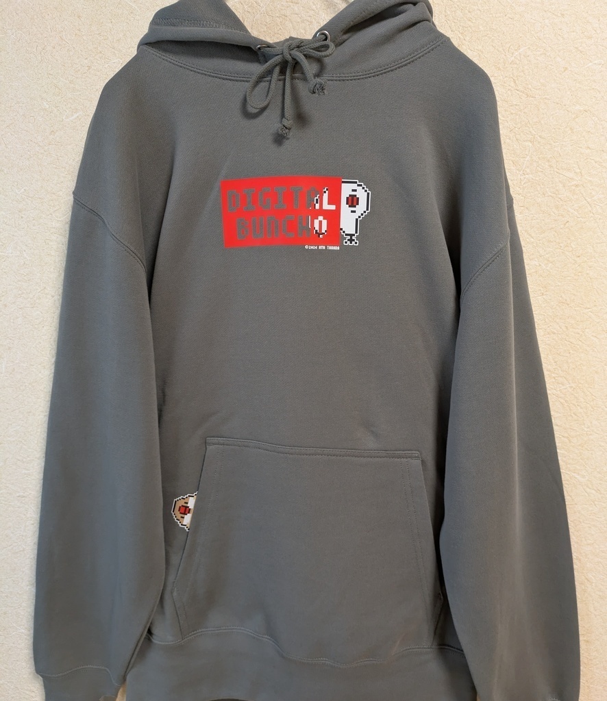 【20％OFF！SALE！】ドット絵文鳥のかくれんぼパーカー　デジタル文鳥　７０００円以上お買い上げプレゼント対象商品