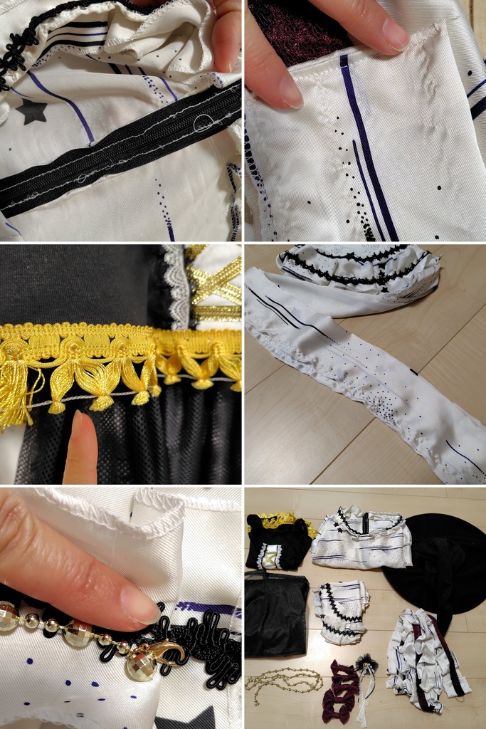 東方project 霧雨魔理沙 アレンジ衣装 (新品 難あり)