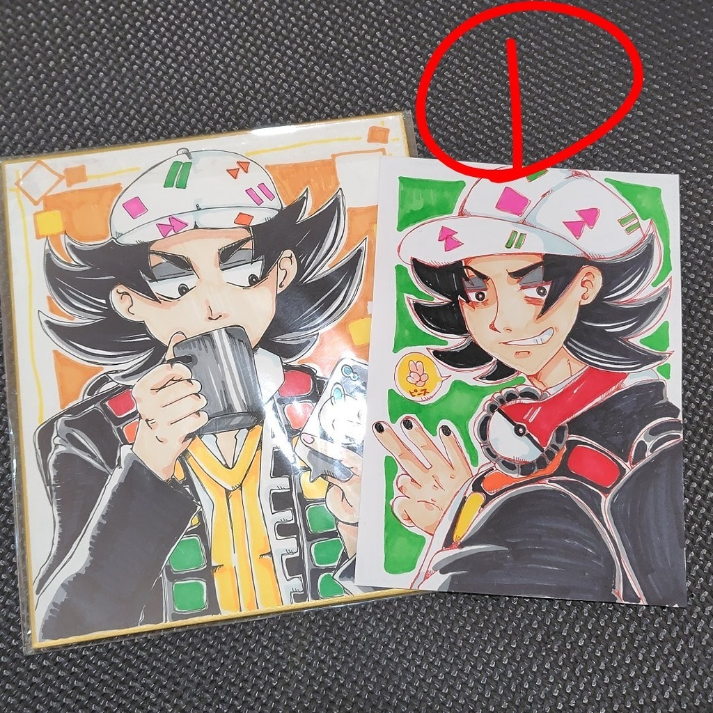 ポケモンSV トレーナー 色紙 原画