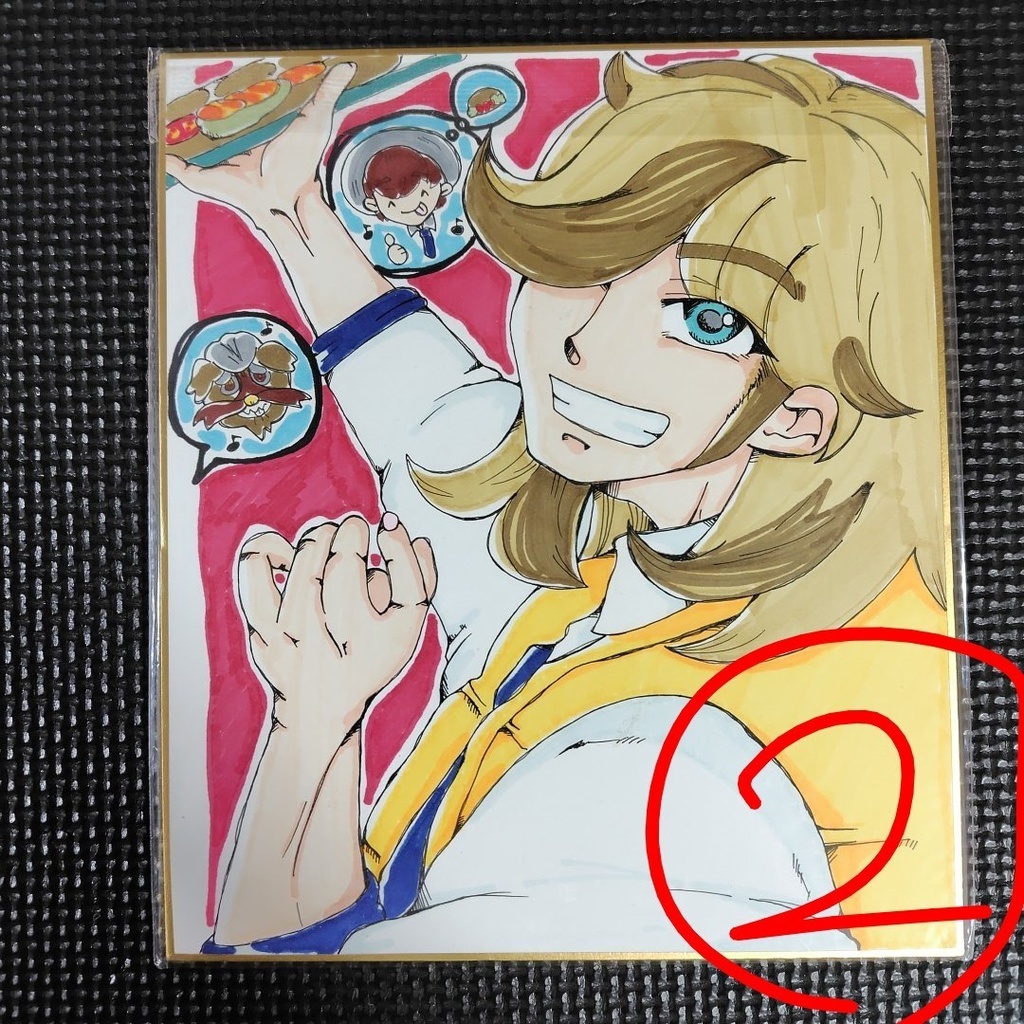 ポケモンSV トレーナー 色紙 原画