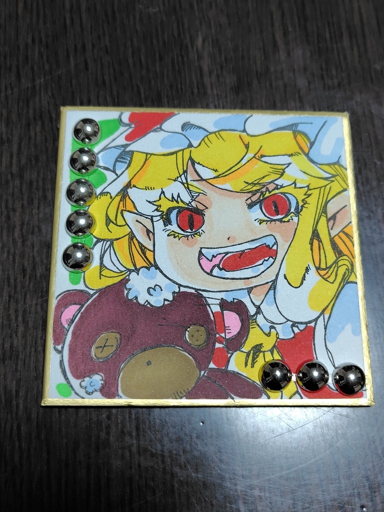 東方project　フランドール・スカーレット　色紙　原画