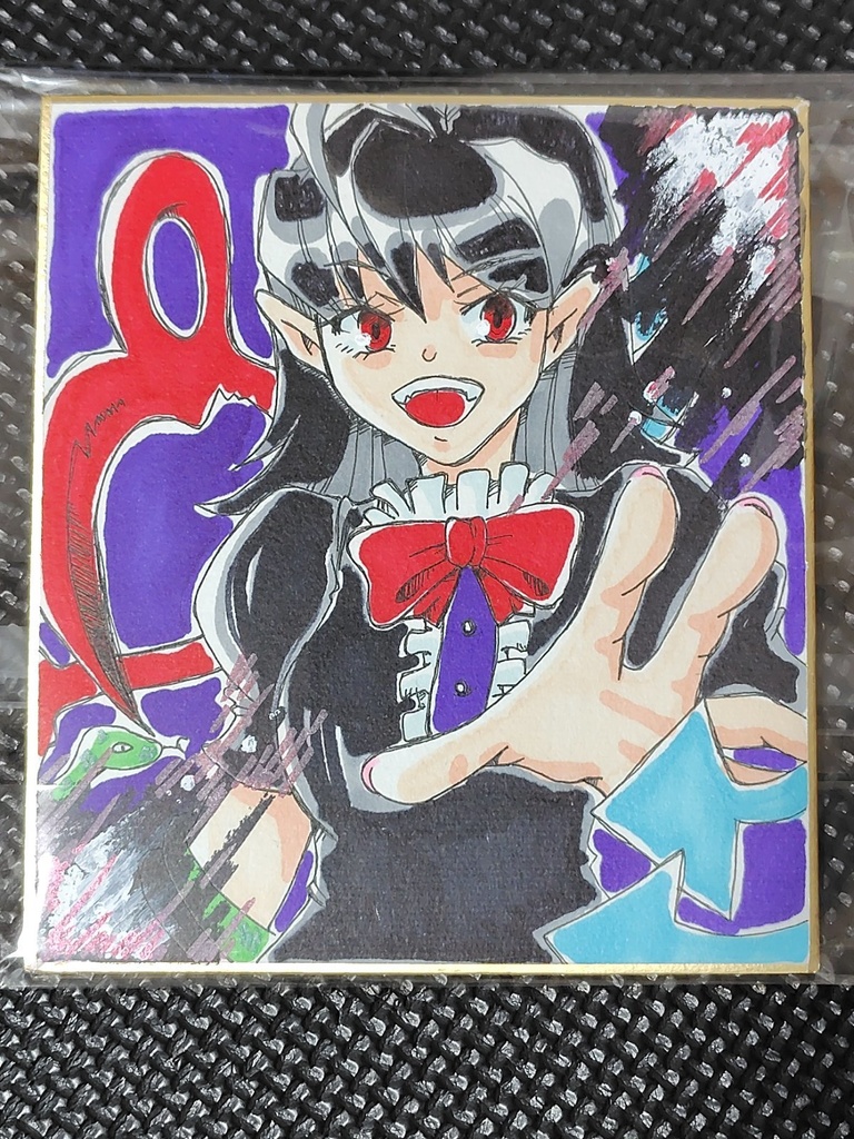 「売り切れ」東方project　封獣ぬえ　色紙　原画　イラスト