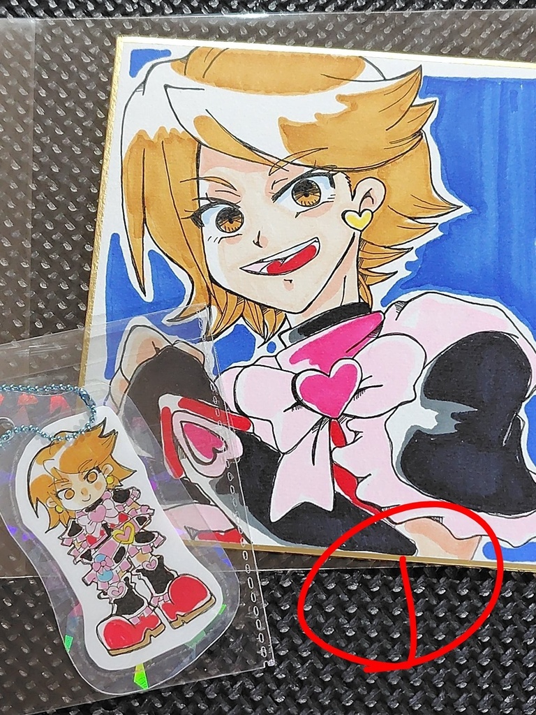 「?闇堕ち?」 プリキュア 色紙 イラスト