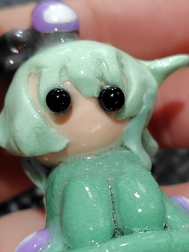 東方project 蘇我屠自古 紙粘土フィギュア ハンドメイド