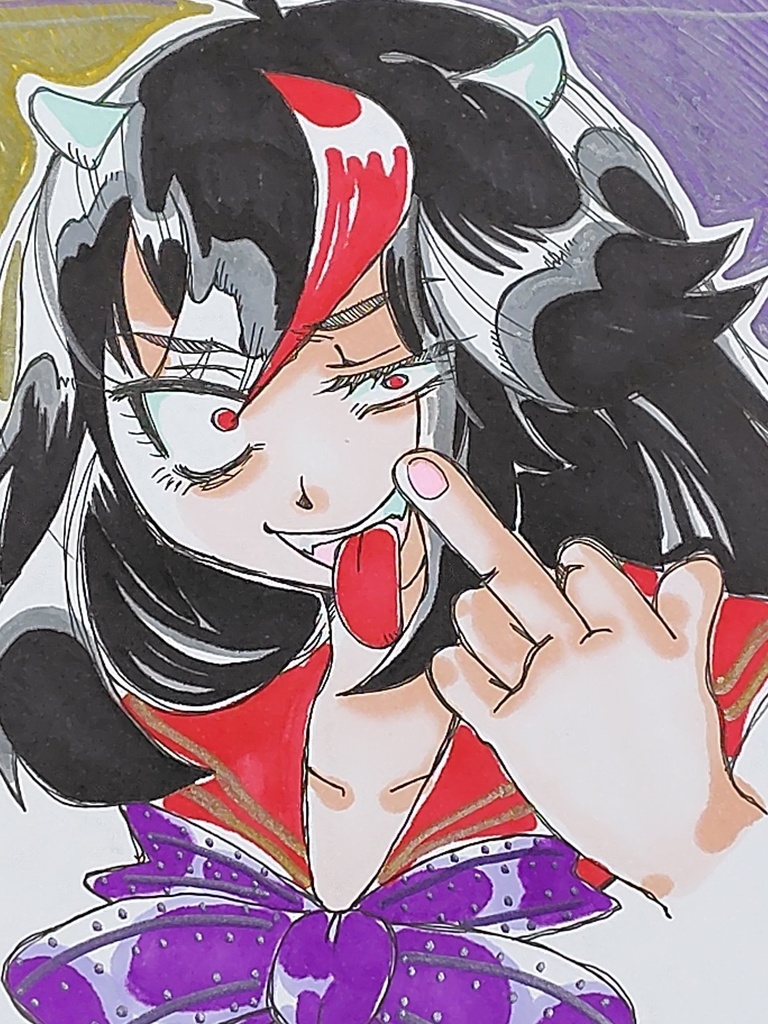 東方project 約A5サイズ イラスト 原画