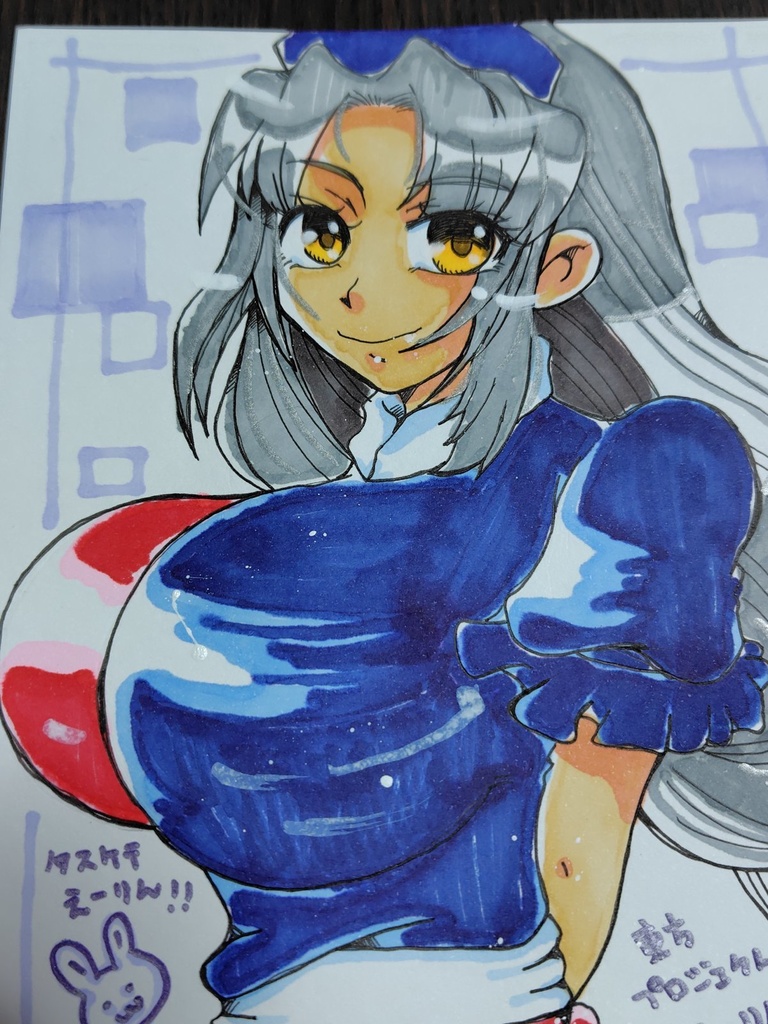 東方project 約A5サイズ イラスト 原画