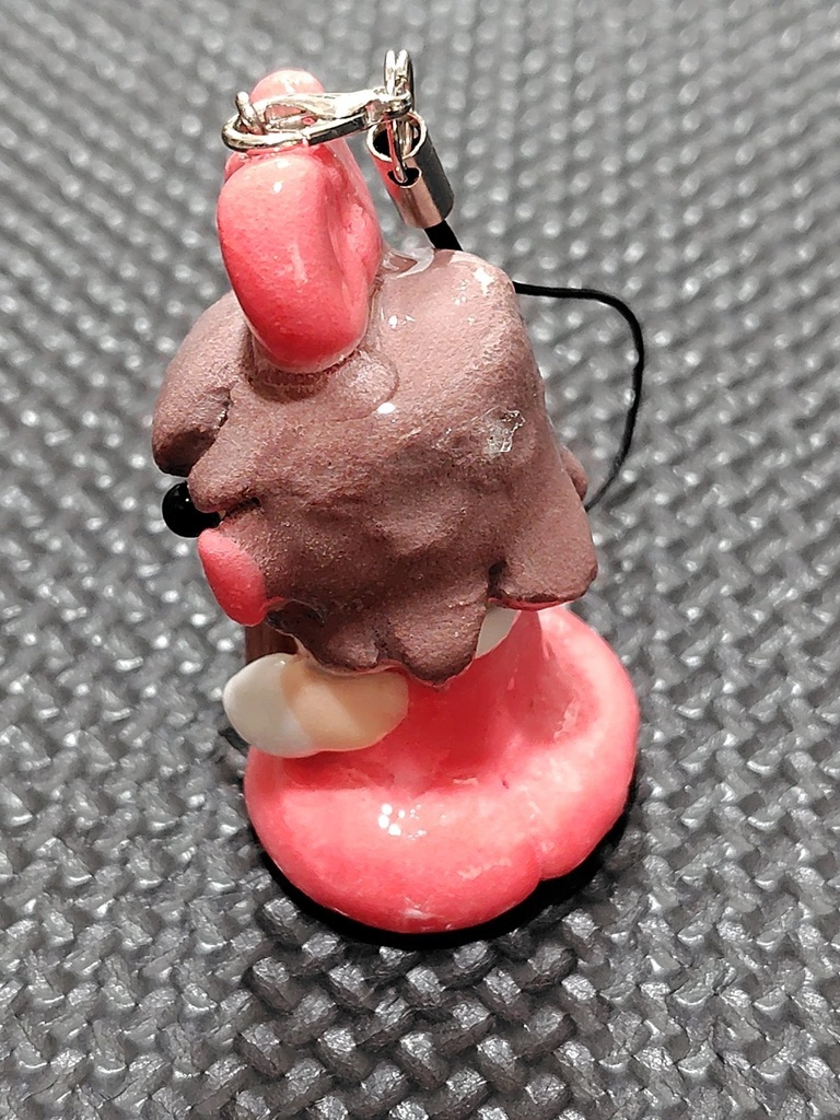 紙粘土 ハンドメイド 東方project 博麗霊夢 フィギュア ストラップ