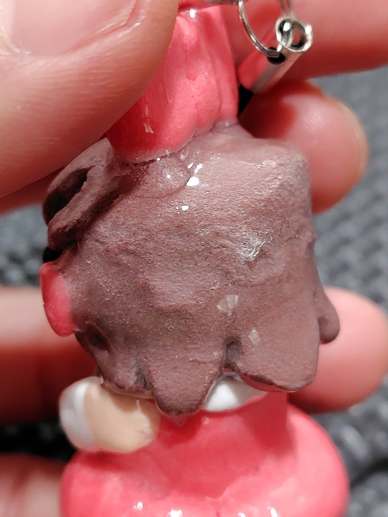 紙粘土 ハンドメイド 東方project 博麗霊夢 フィギュア ストラップ