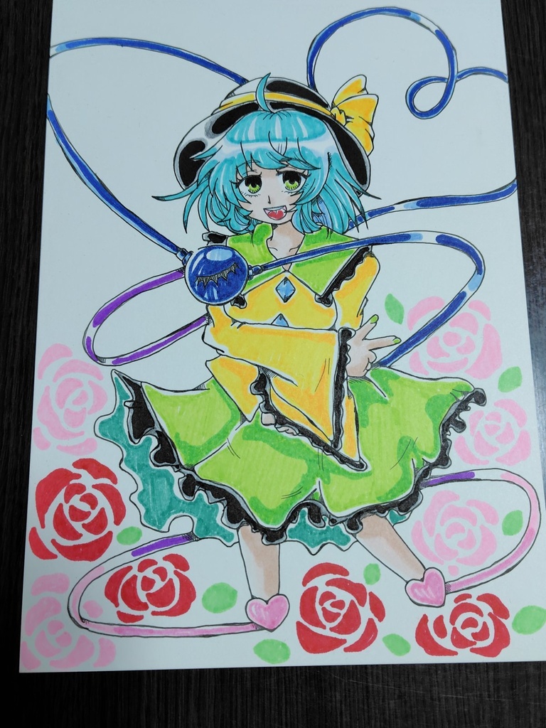 東方project イラスト 原画 古明池こいし ファンアート