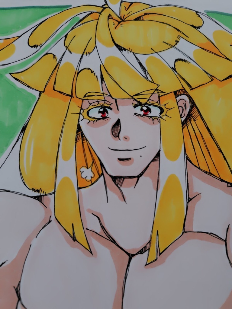 ポケモンZA シロー 色紙 ファンアート 筋肉