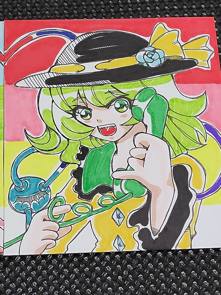 東方project　古明池さとり　こいし2枚組　ファンアート　イラスト