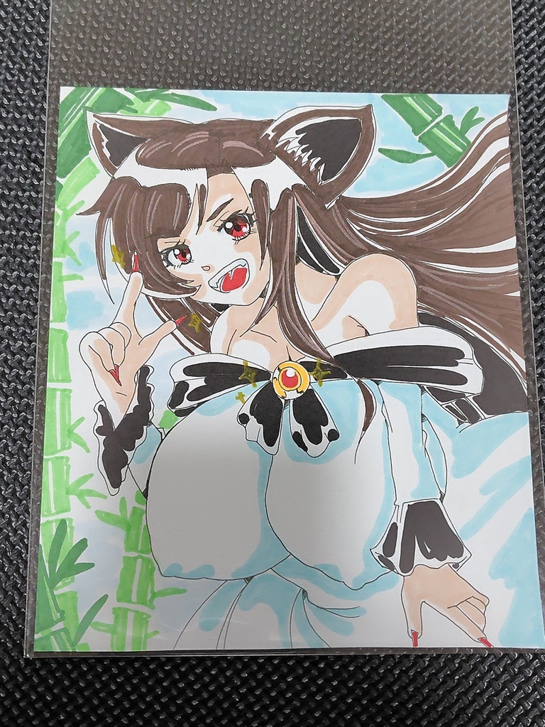 東方project　今泉影狼　原画イラスト　イラスト