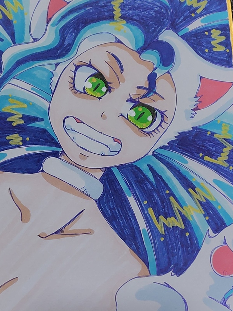 ヴァンパイアハンター フェリシア 中色紙 ファンアート