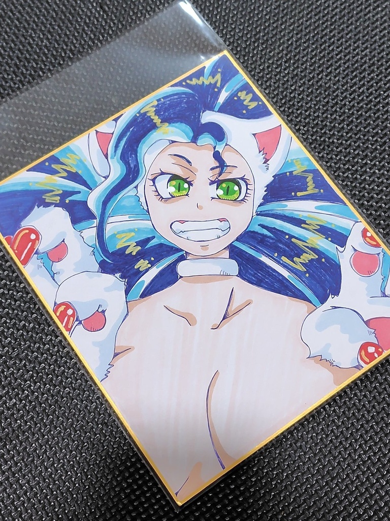 ヴァンパイアハンター フェリシア 中色紙 ファンアート