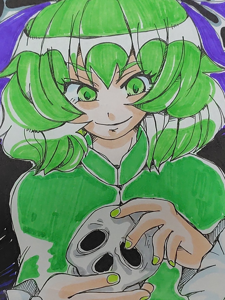 東方project 蘇我屠自古 原画イラスト ファンアート