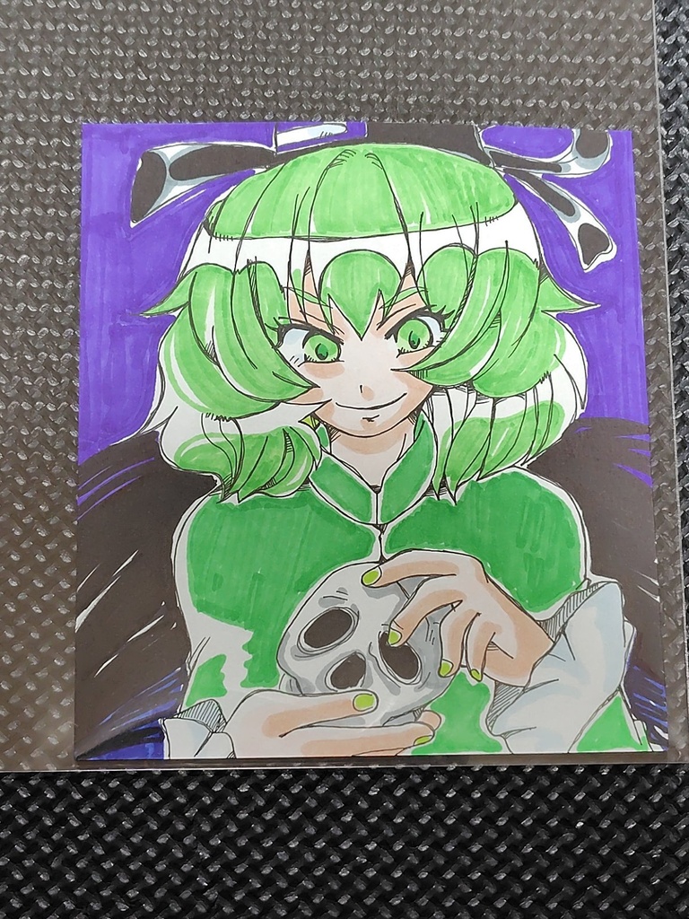 東方project　蘇我屠自古　原画イラスト　ファンアート