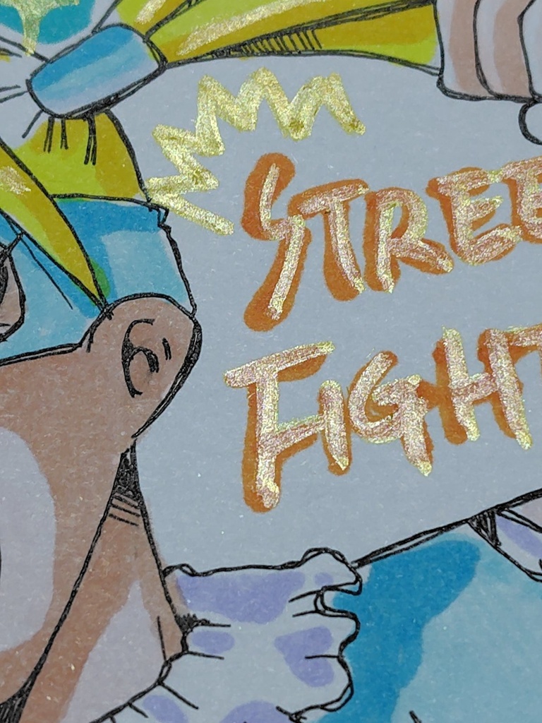 ストリートファイター レインボーミカ 中色紙