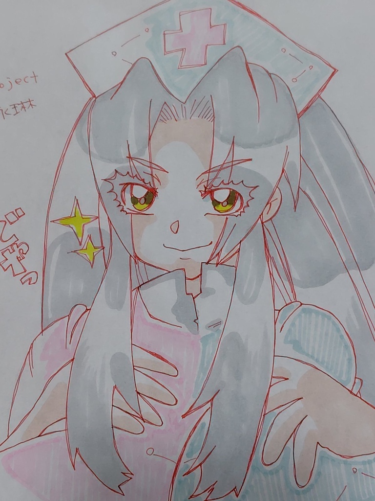 東方project B5サイズ 原画イラスト パステル風