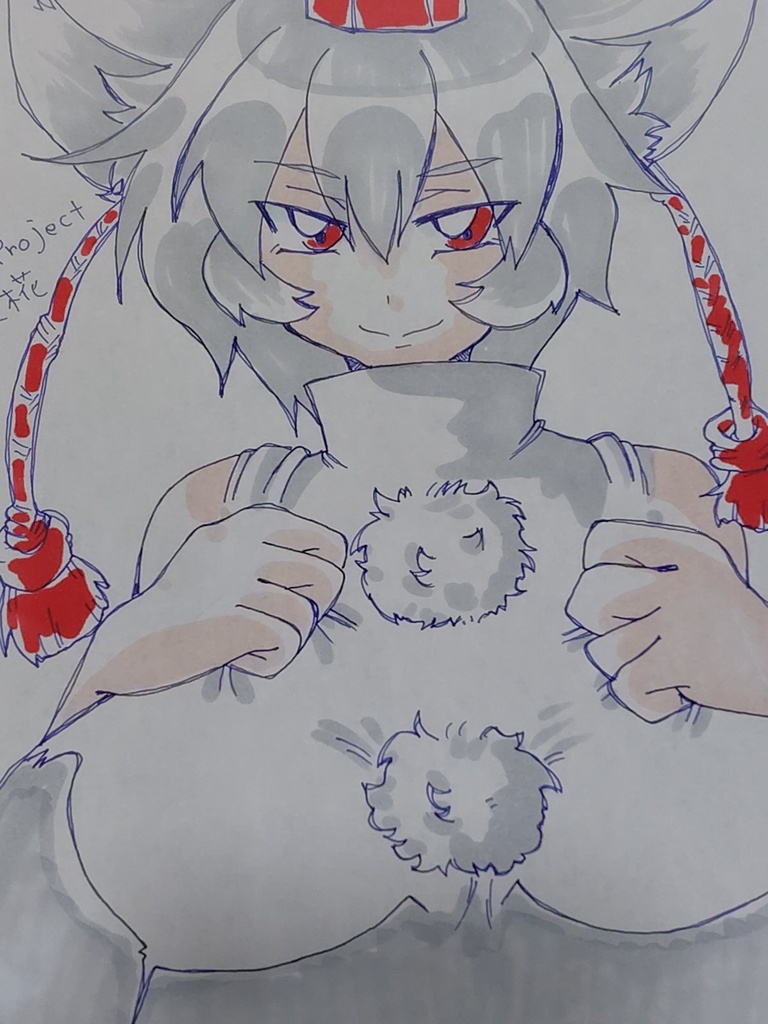 東方project B5サイズ 原画イラスト パステル風