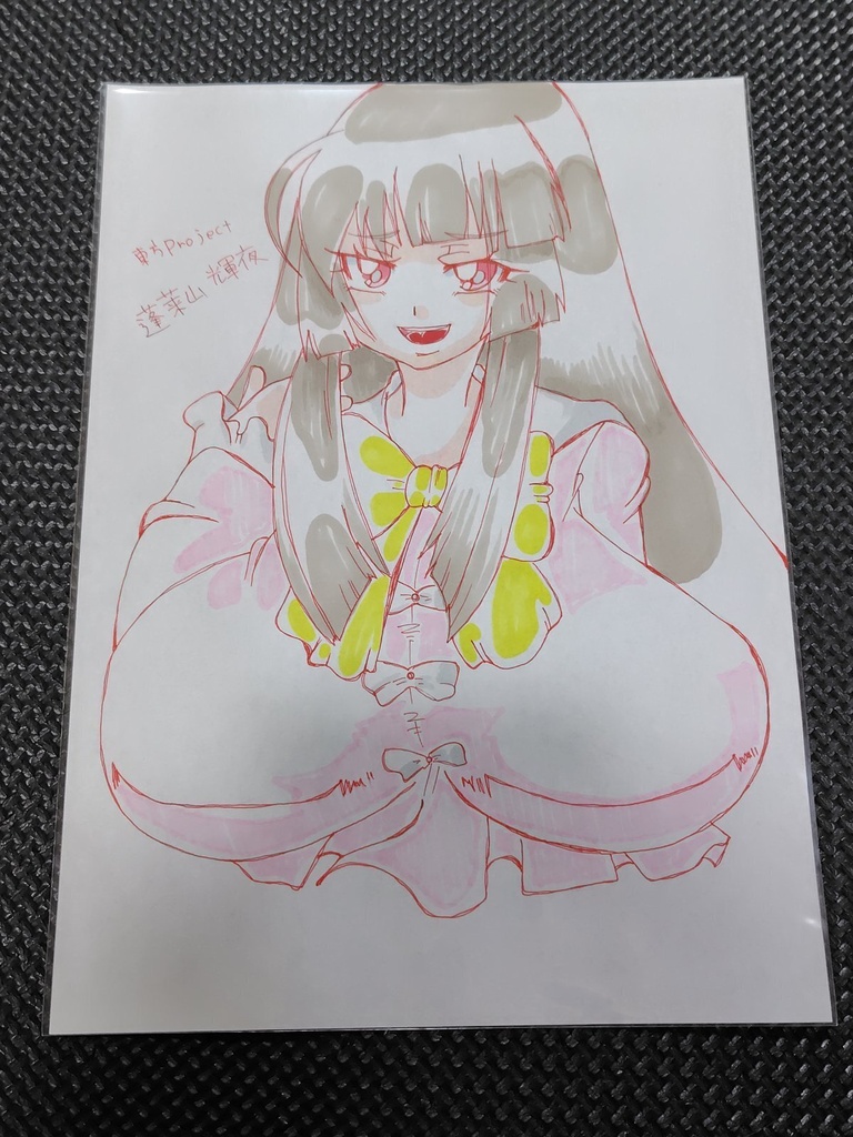 東方project B5サイズ 原画イラスト パステル風