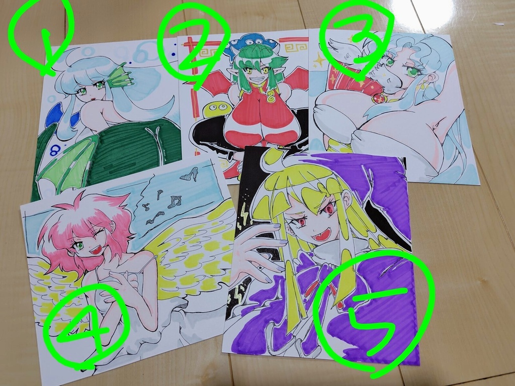 ぷよぷよシリーズ　イラスト原画