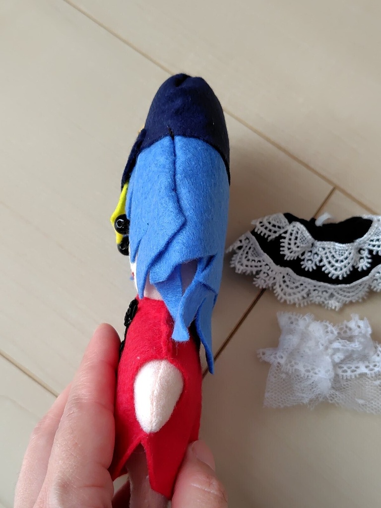 東方project 宮古芳香 ハンドメイド 人形 チェーン付き