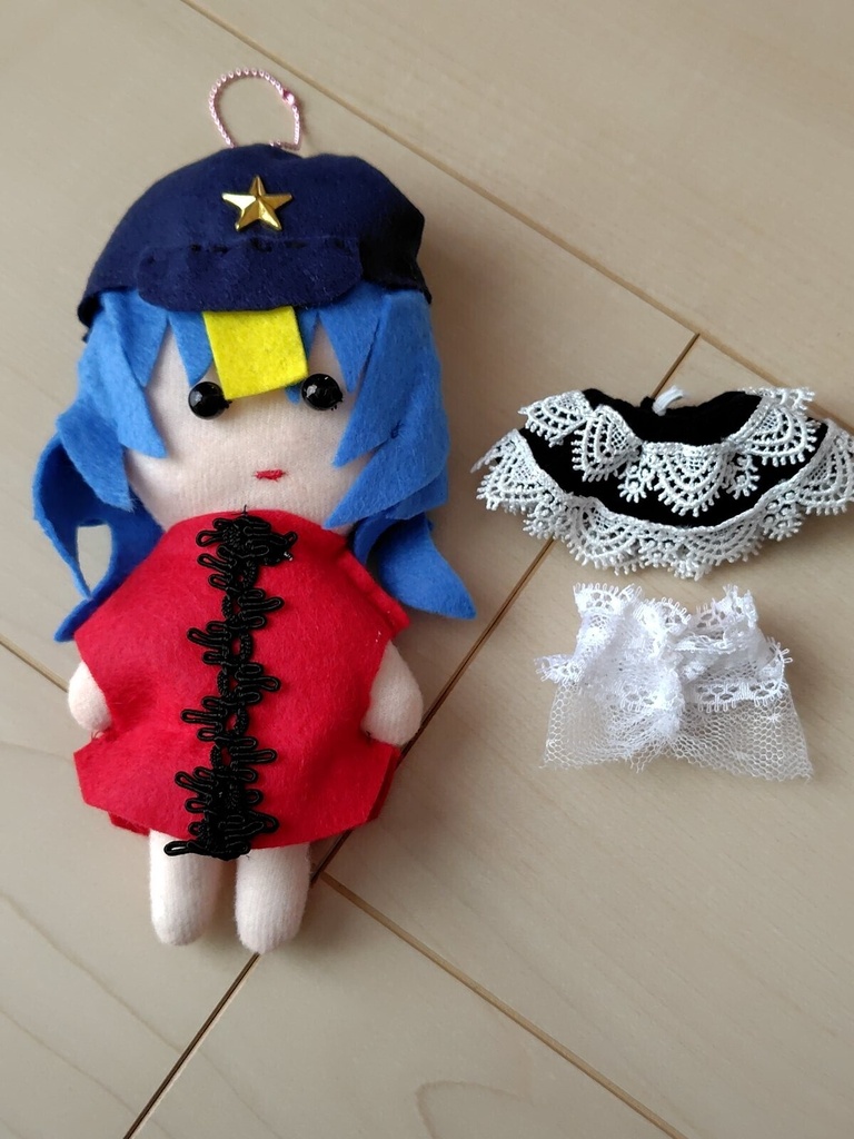 東方project 宮古芳香 ハンドメイド 人形 チェーン付き