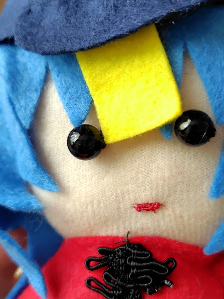 東方project 宮古芳香 ハンドメイド 人形 チェーン付き