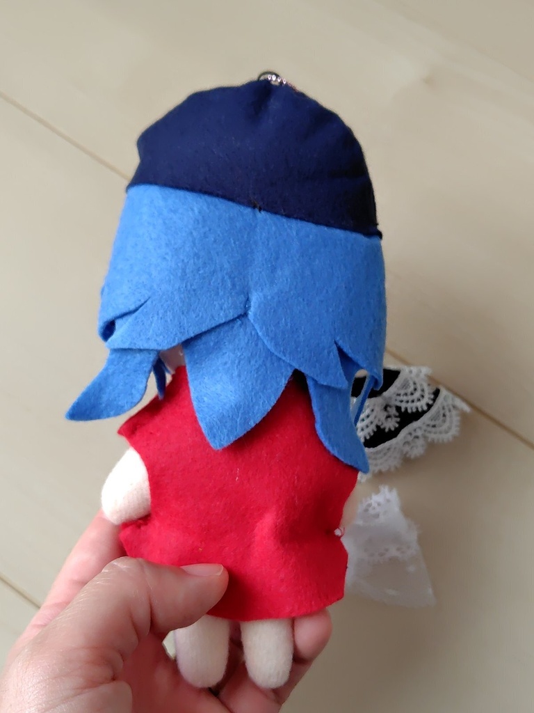 東方project 宮古芳香 ハンドメイド 人形 チェーン付き