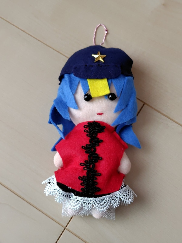 東方project 宮古芳香 ハンドメイド 人形 チェーン付き