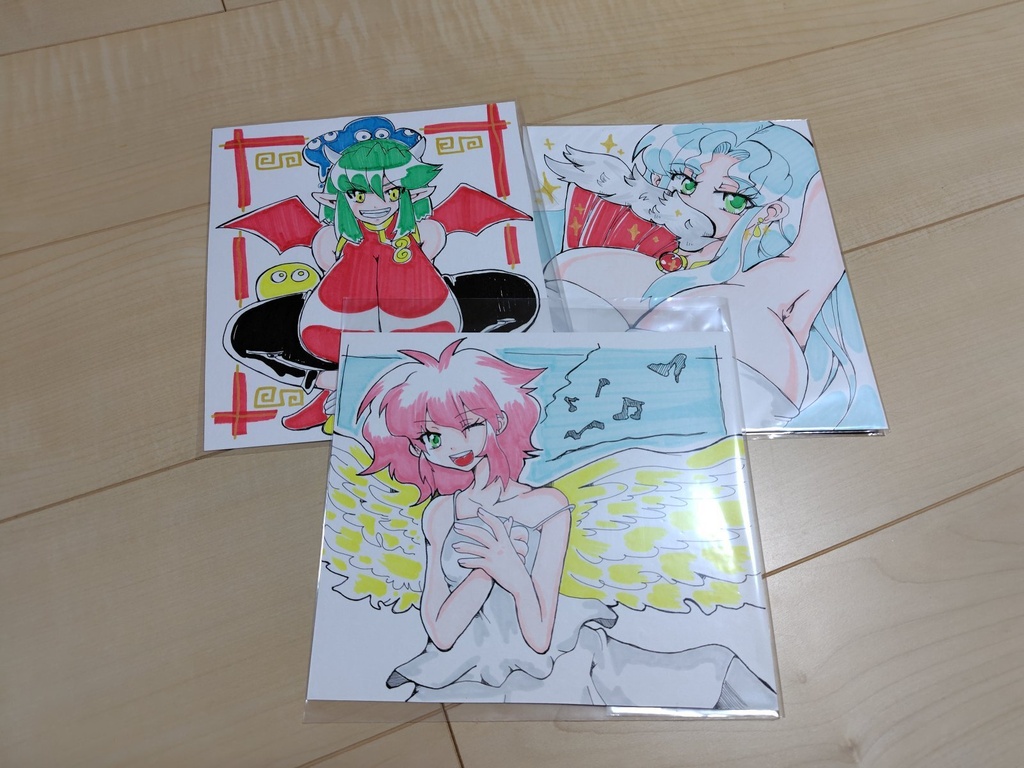 【セール まとめ売り】ぷよぷよ女性キャラ 原画販売