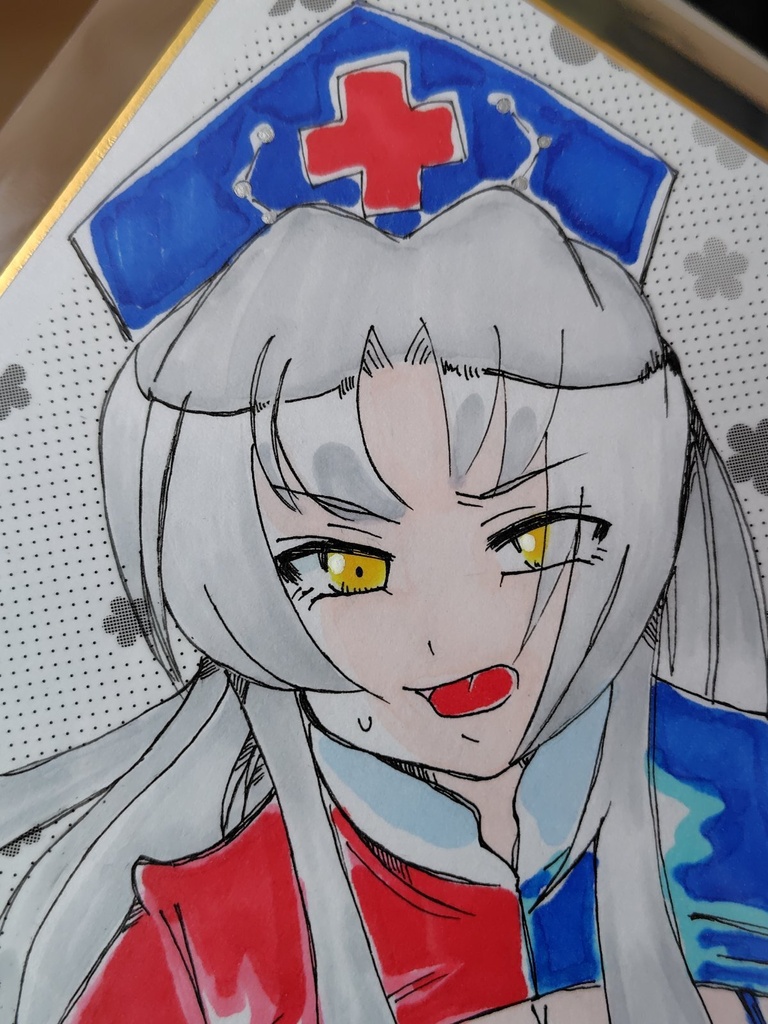 東方project えーりん 八意永琳 大色紙 少し難有り